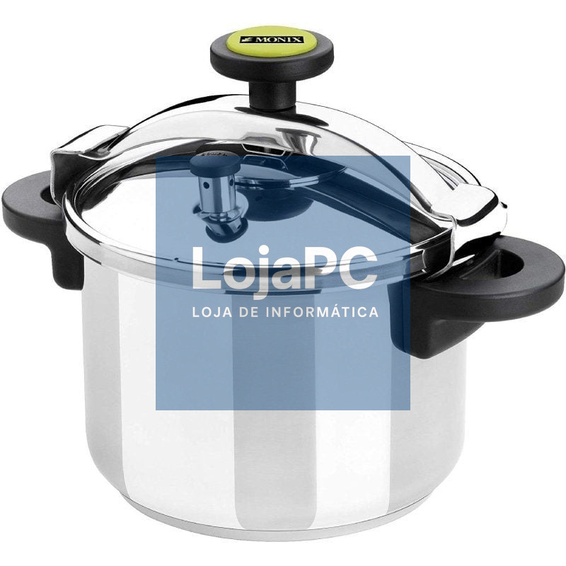 Olla a Presión Monix M530004/ Ø24cm/ 10L/ Acero Inoxidable/ Apta para Inducción