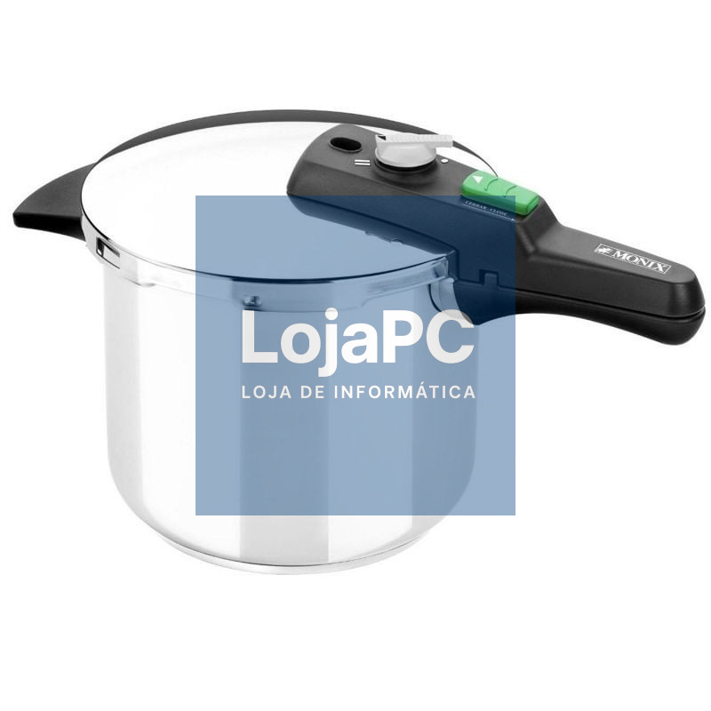 Olla a Presión Monix Quick/ Ø22cm/ 6L/ Acero Inoxidable