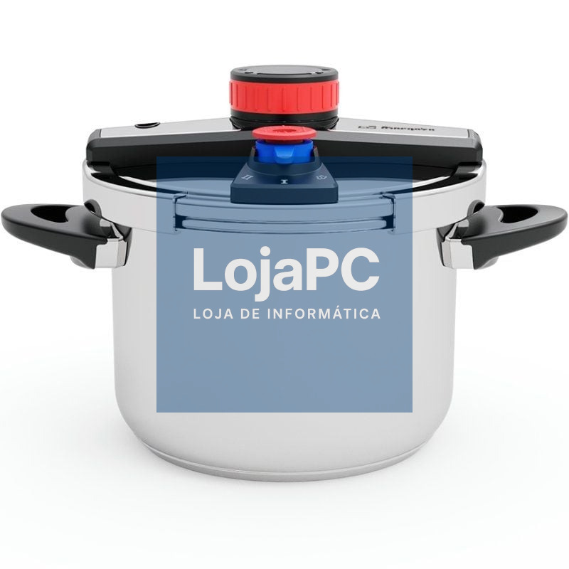 Olla a Presión Orbegozo HP 6200/ 6L/ Acero Inoxidable/ Apta para Inducción