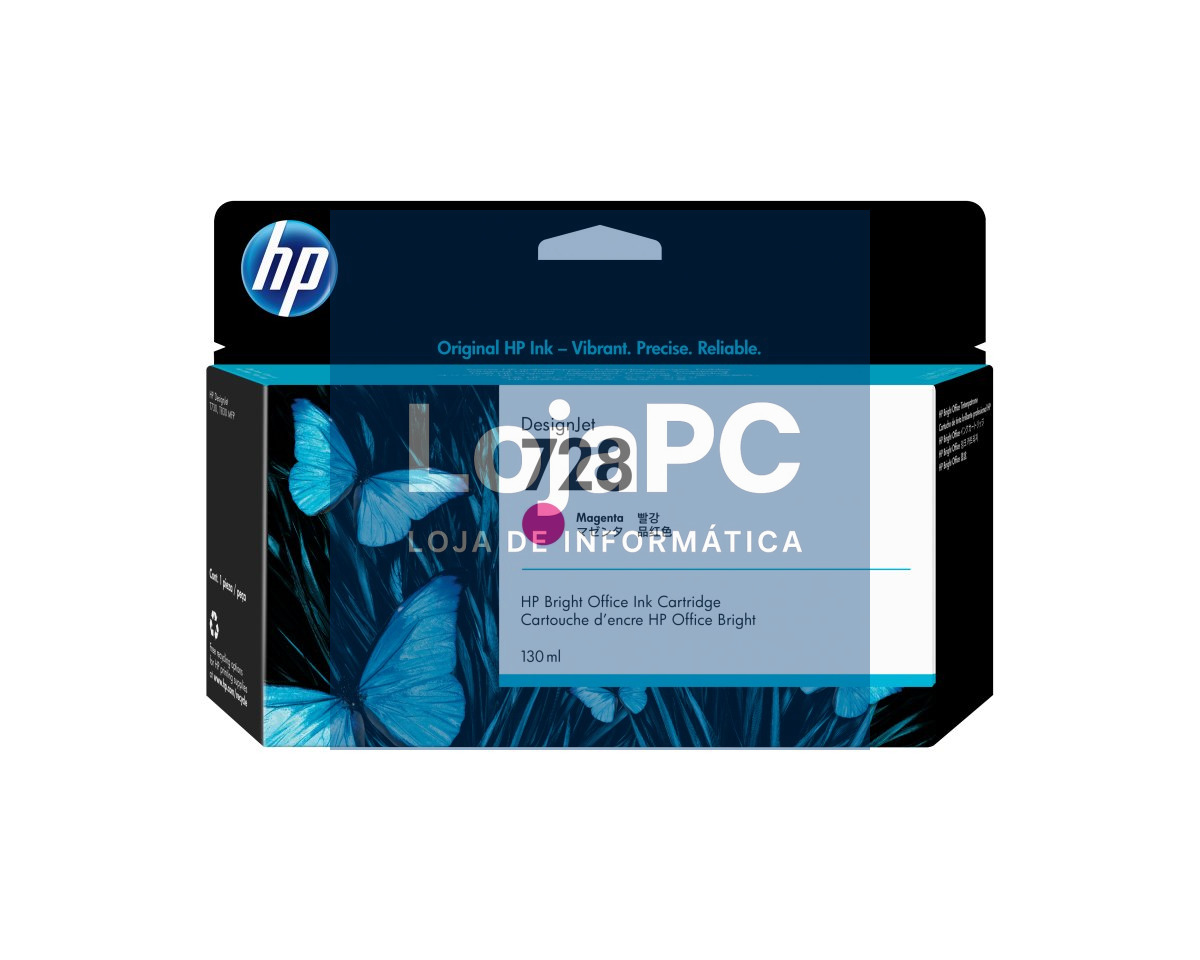 HP 728 original 130-ml Magenta Ink cartridge F9J66A
