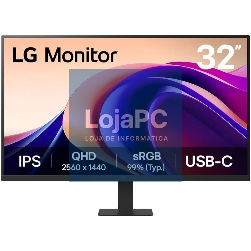 Monitor LG 32U631A-B 31.5'/ QHD/ Preto