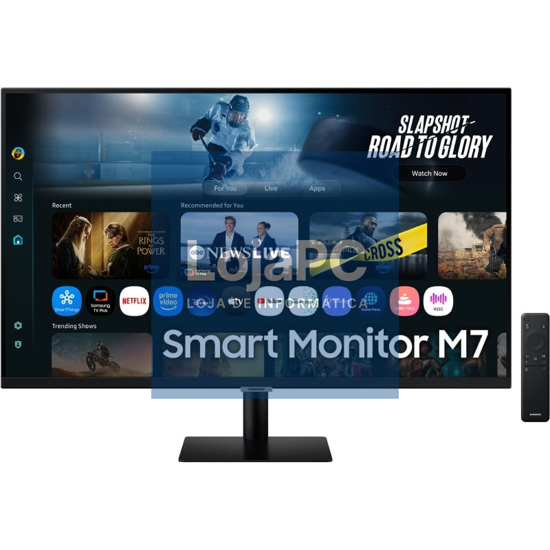 Smart Monitor Samsung M7 S32FM702UU 32'/ 4K/ Multimedia/ Smart TV/ Preto