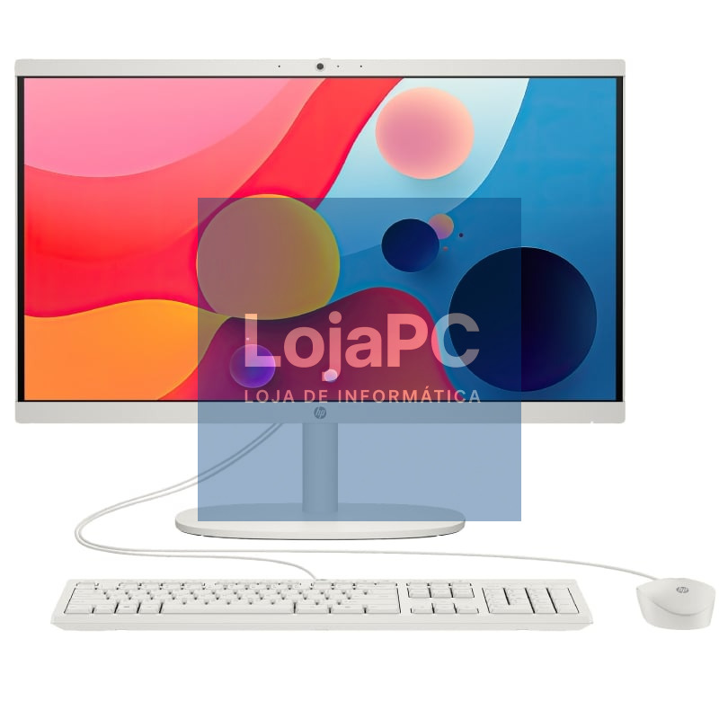 PC All in One HP 22-DG0042NS Intel N200/ 8GB/ 512GB SSD/ 21.45'/ sem Sistema Operativo
