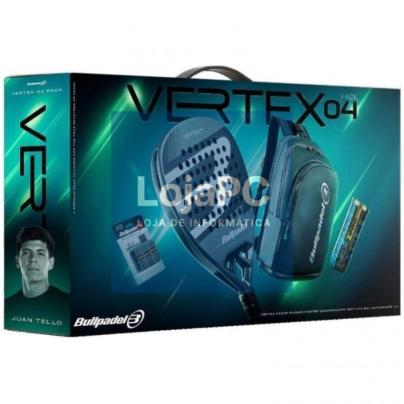Pack Pala de Pádel Bullpadel Vertex 04 Comfort Pro Line 2026/ inclui 3 Acessórios