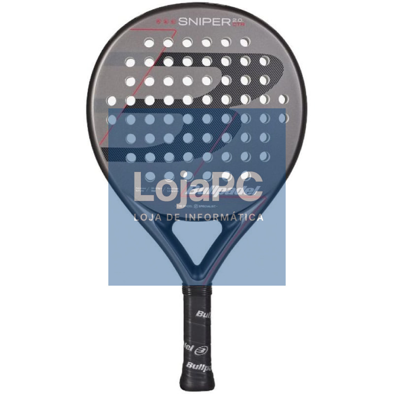 Pala de Pádel Bullpadel Sniper 2.0 Control 2026/ Cinzento y Vermelha