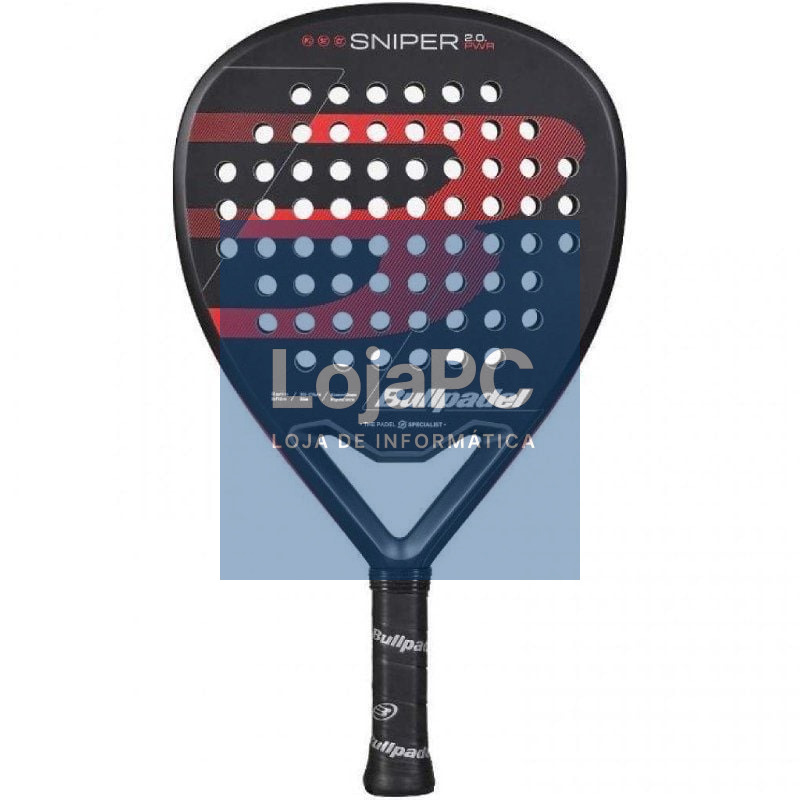 Pala de Pádel Bullpadel Sniper 2.0 Power 2026/ Preta y Vermelha