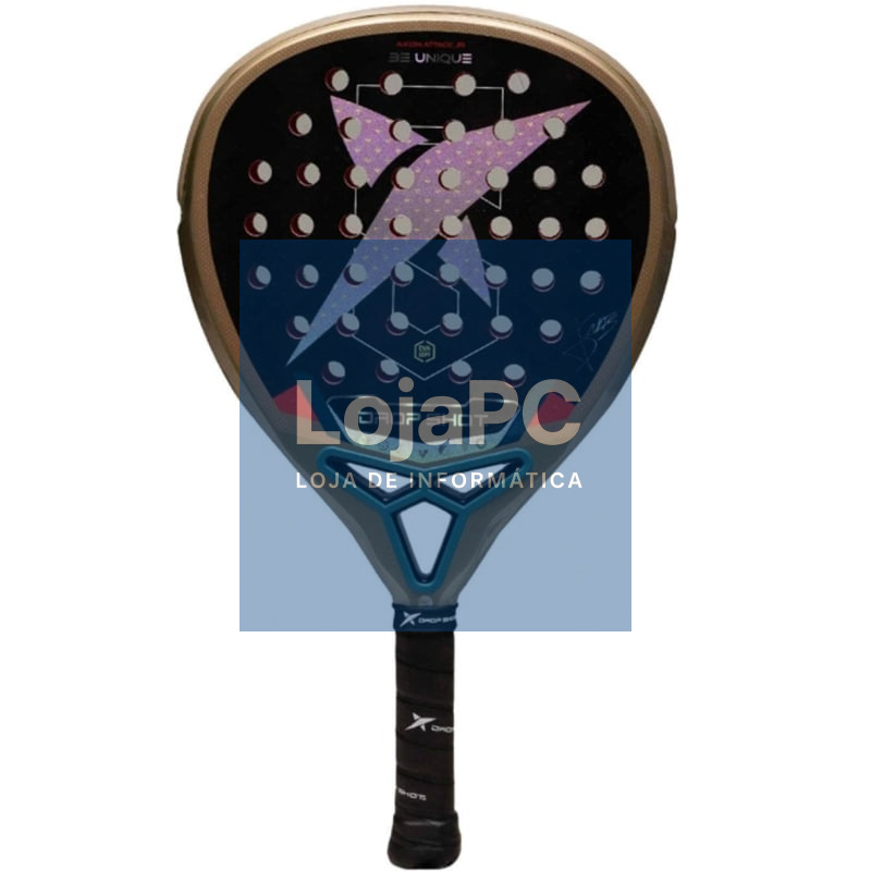 Pala de Pádel Drop Shot Axion Attack Junior (Jon Sanz)/ Castanho y Preta