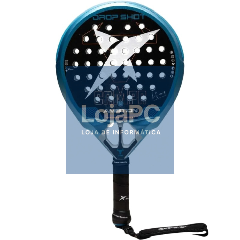 Pala de Pádel Drop Shot Explorer Pro Confort 2.0 2026 (Lucas Campagnolo)/ Azul y Preta