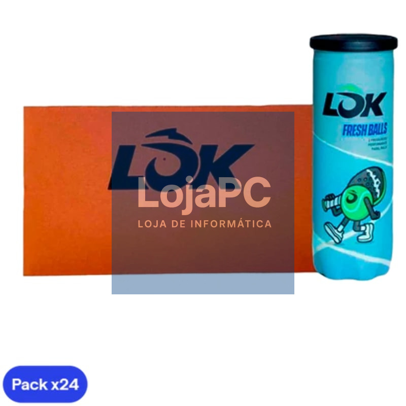 Cajón Bolas Lok Sports/ 24 packs de 3 unidades