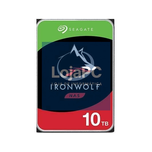 DISCO DURO 3.5 10TB SATA 3 SEAGATE 256MB IRONWOLF