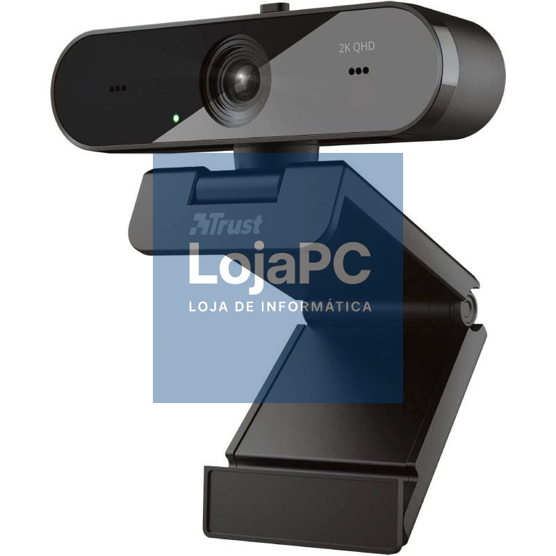 Webcam Trust TW-250/ Enfoque Automático/ 2560 x 1440 QHD