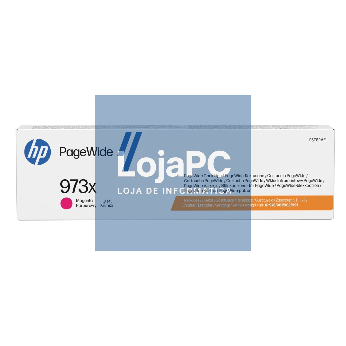 HP 973X original high yield magenta PageWide cartridge F6T82AE