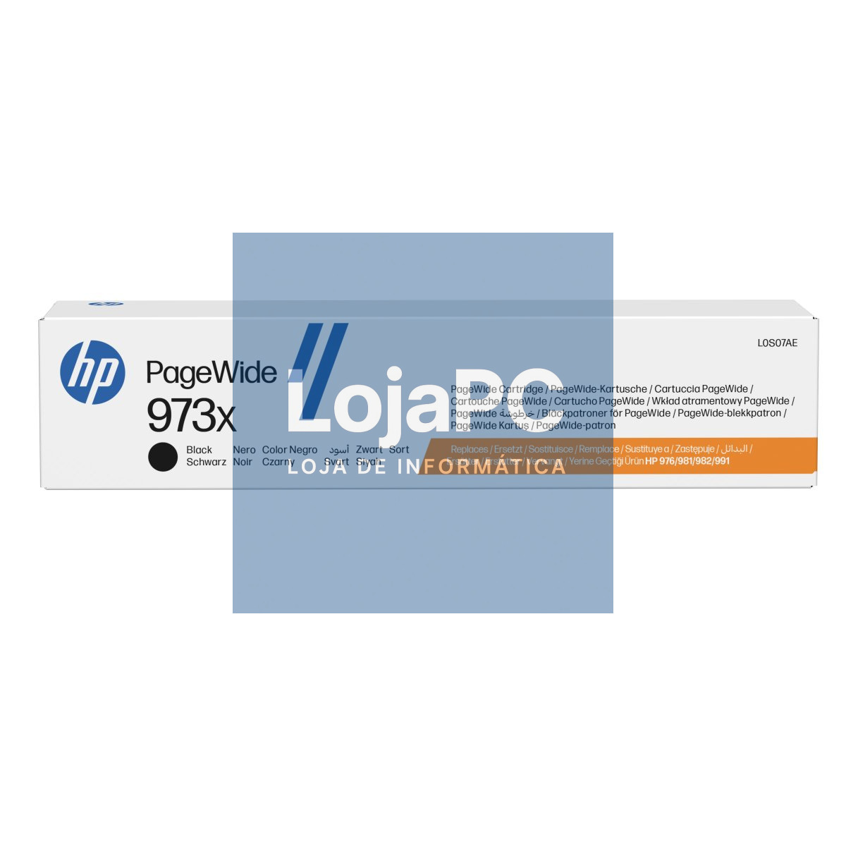 HP 973X original high yield black PageWide cartridge L0S07AE