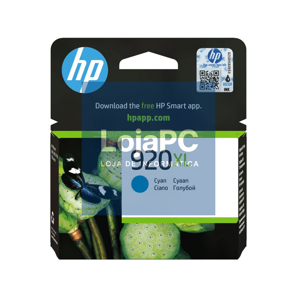 HP 920XL original Ink cartridge CD972AE BGY cyan high capacity 700 pages 1-pack
