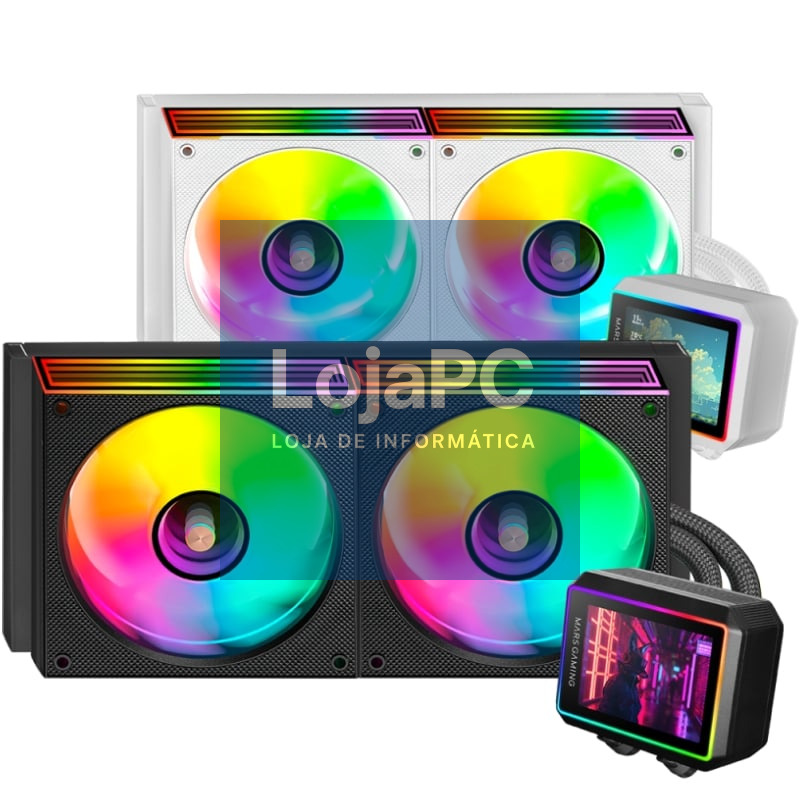 Sistema de Refrigeração líquida Mars Gaming ML-VISIONII240/ Preto