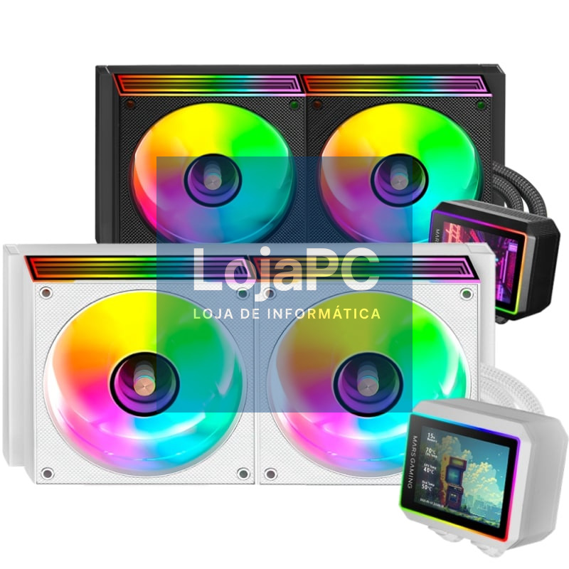 Sistema de Refrigeração líquida Mars Gaming ML-VISIONII240/ Branco