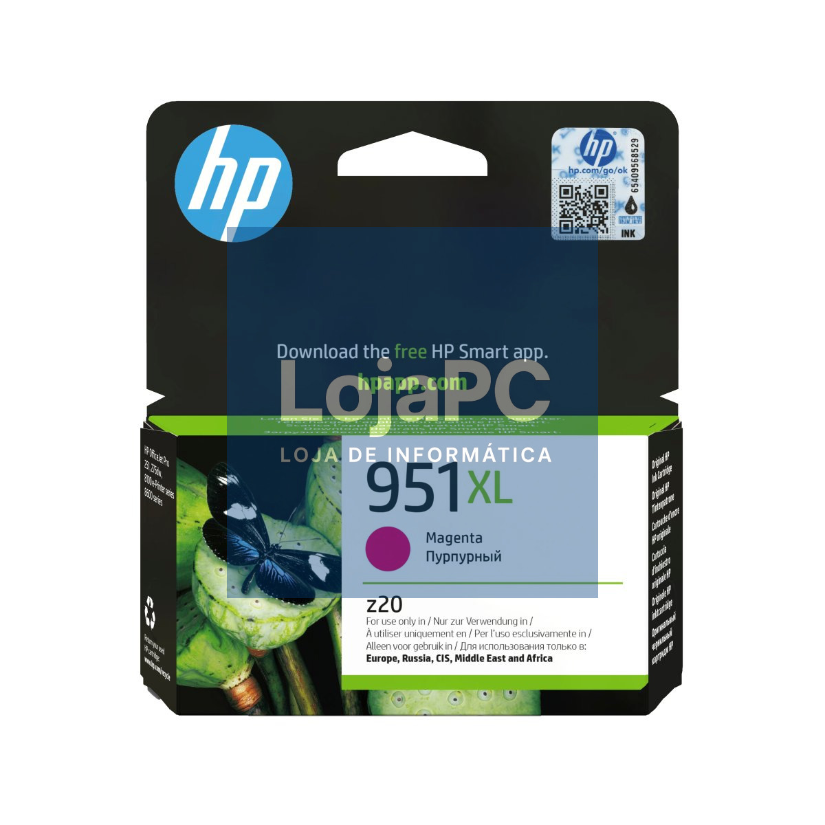 HP 951XL original Ink cartridge CN074AE BGY magenta high capacity 1.500 pages 1-pack Officejet