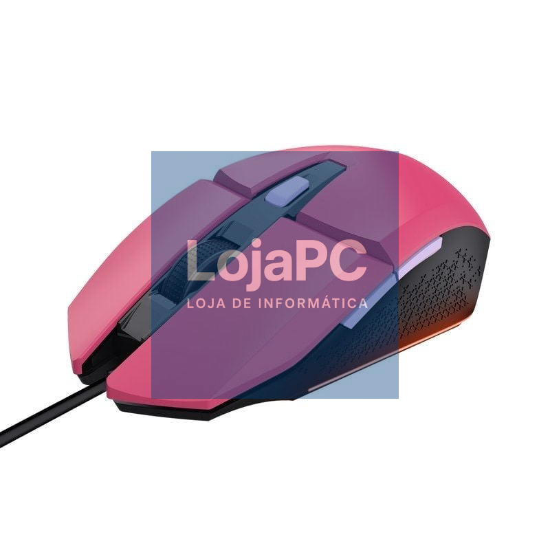 Rato Gaming Trust Gaming GXT 109 Felox/ até 6400 DPI/ Rosa