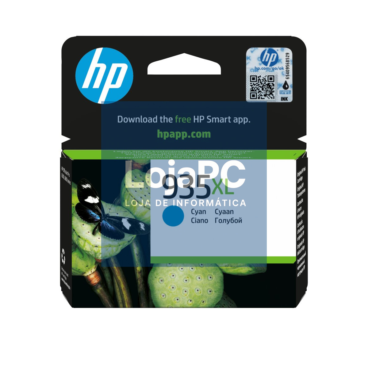 HP 935XL original Ink cartridge C2P24AE BGY cyan high capacity 825 pages 1-pack