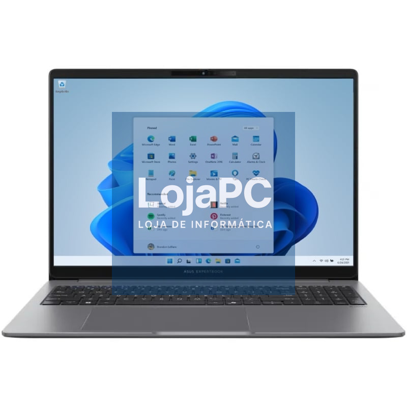 Portátil Asus ExpertBook P3 G1 P3606CCA-MB0371X Intel Core Ultra 5-225H/ 16GB/ 512GB SSD/ 16'/ Win11 Pro