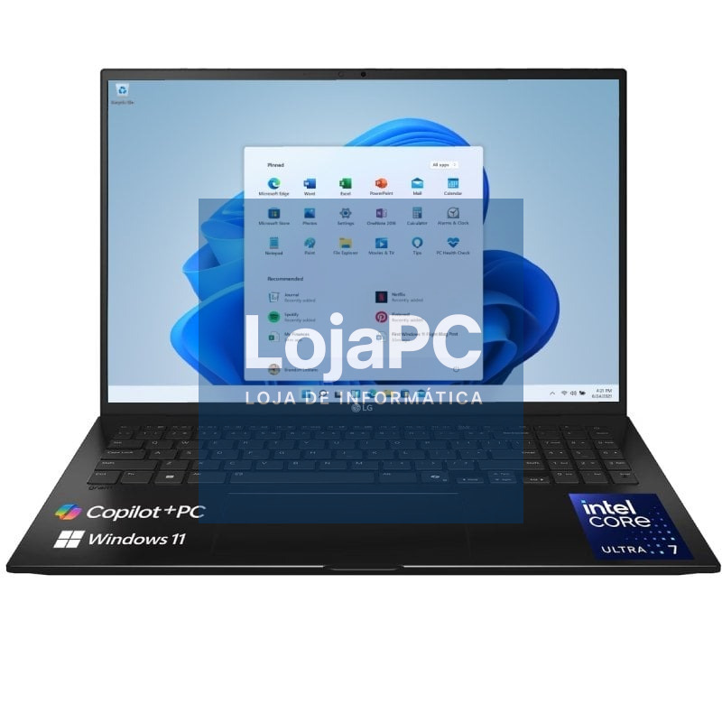 Portátil LG Gram 16Z90TL-G.AU85BN Intel Core Ultra 7-258V/ 32GB/ 512GB SSD/ 16'/ Win11
