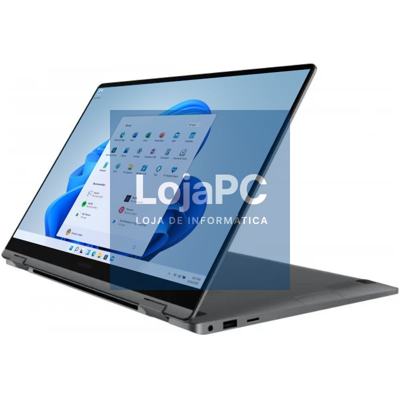 Portátil Convertible Samsung Galaxy Book5 360 Intel Core Ultra 7-256V/ 16GB/ 512GB SSD/ 15.6' Táctil/ Win11 Pro