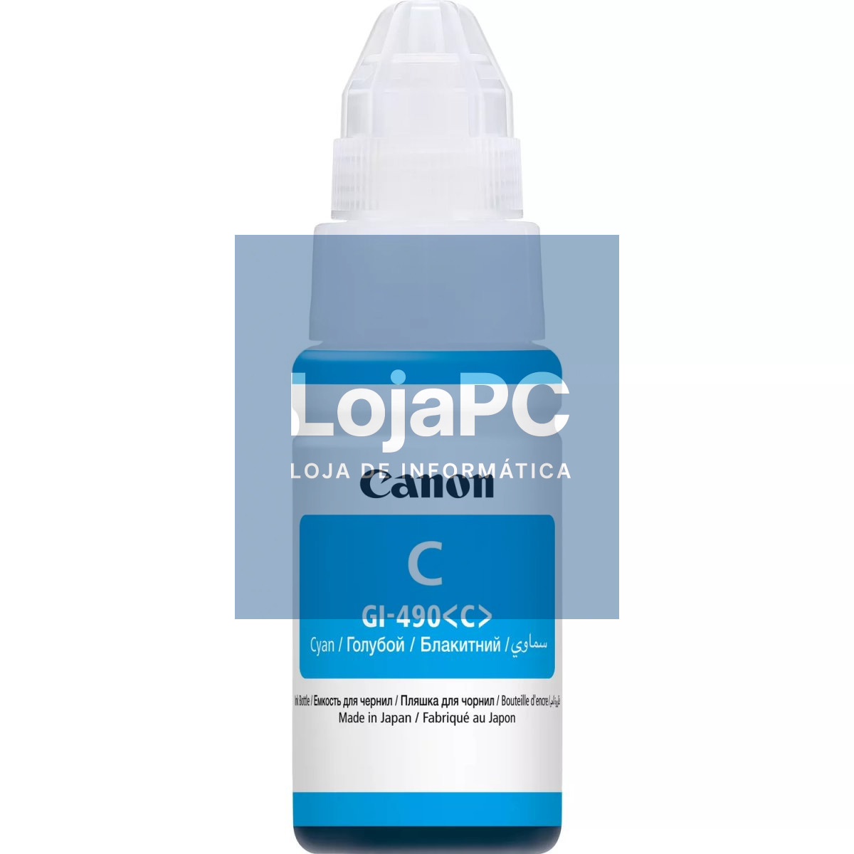 CANON INK GI-490 cyan ink bottle