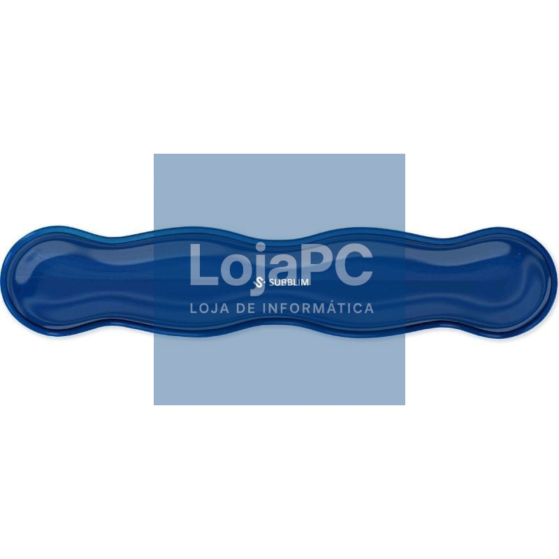Apoio de pulsos Subblim Ergo Cristal Flex/ Azul Escuro