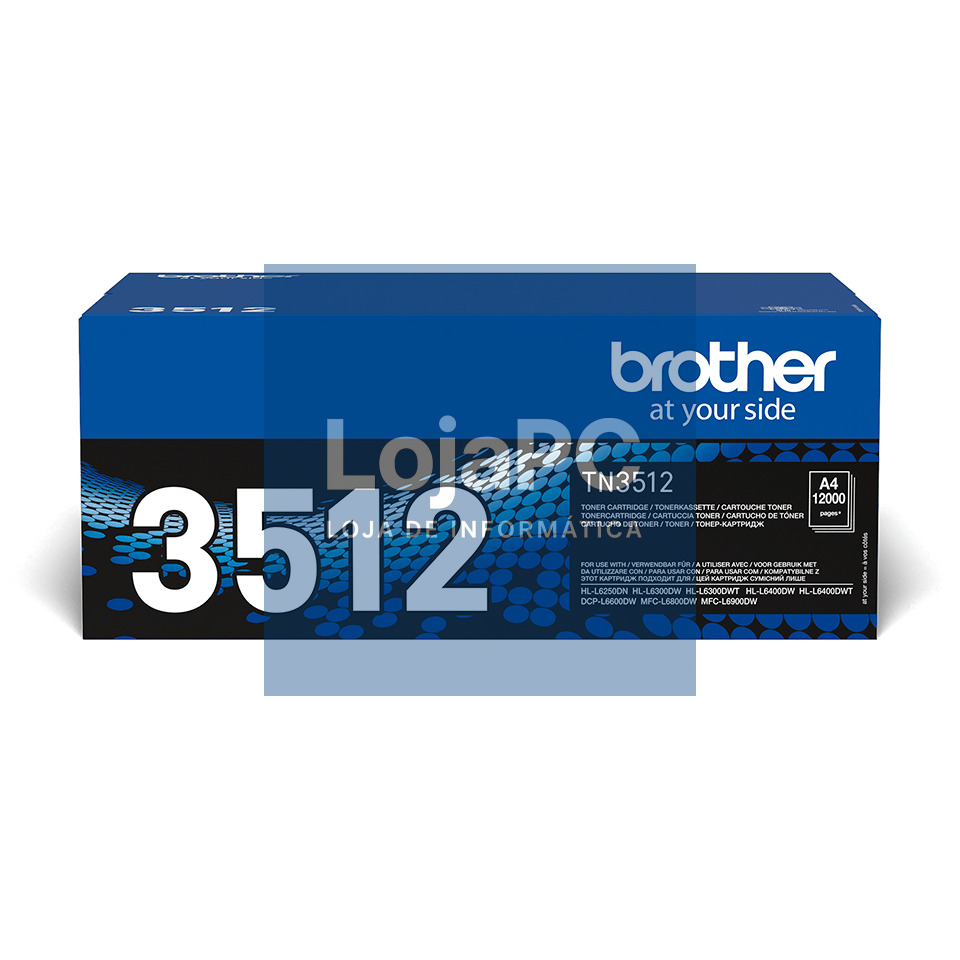 BROTHER TN3512 Toner Cartridge Black Super High Yield