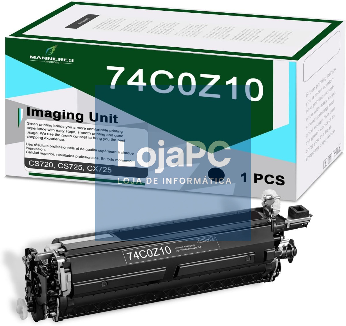 LEXMARK Drum Return Programme Black for CS720 CS725 CX725 150k