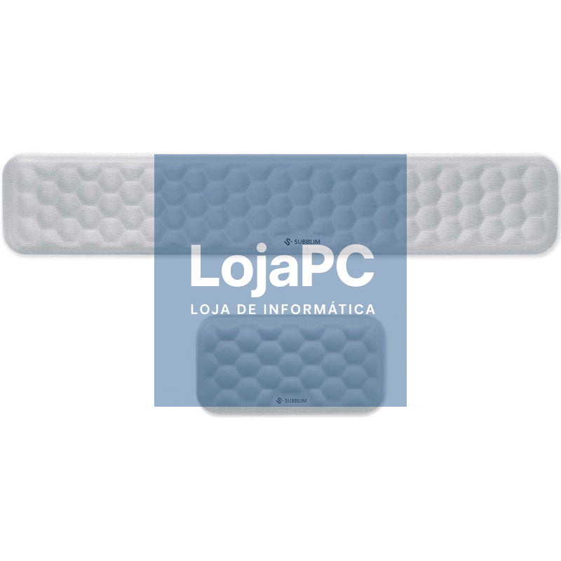 Pack de 2 Apoio de pulsos Subblim Ergo AirPadding/ Plateadas