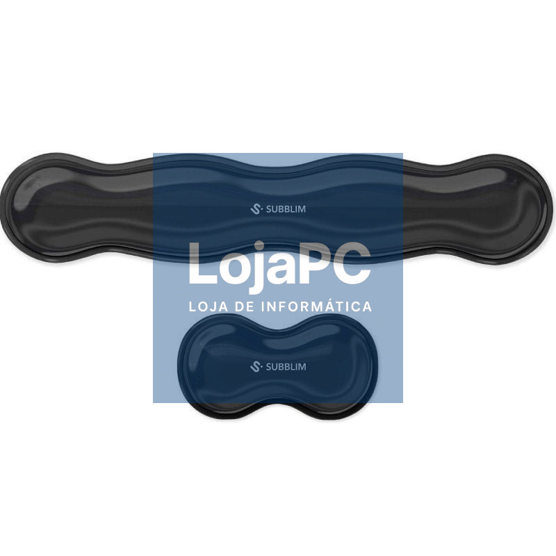 Pack de 2 Apoio de pulsos Subblim Ergo Crystal Flex