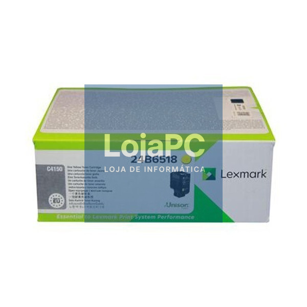LEXMARK 24B6518 Toner Yellow 10K C4150