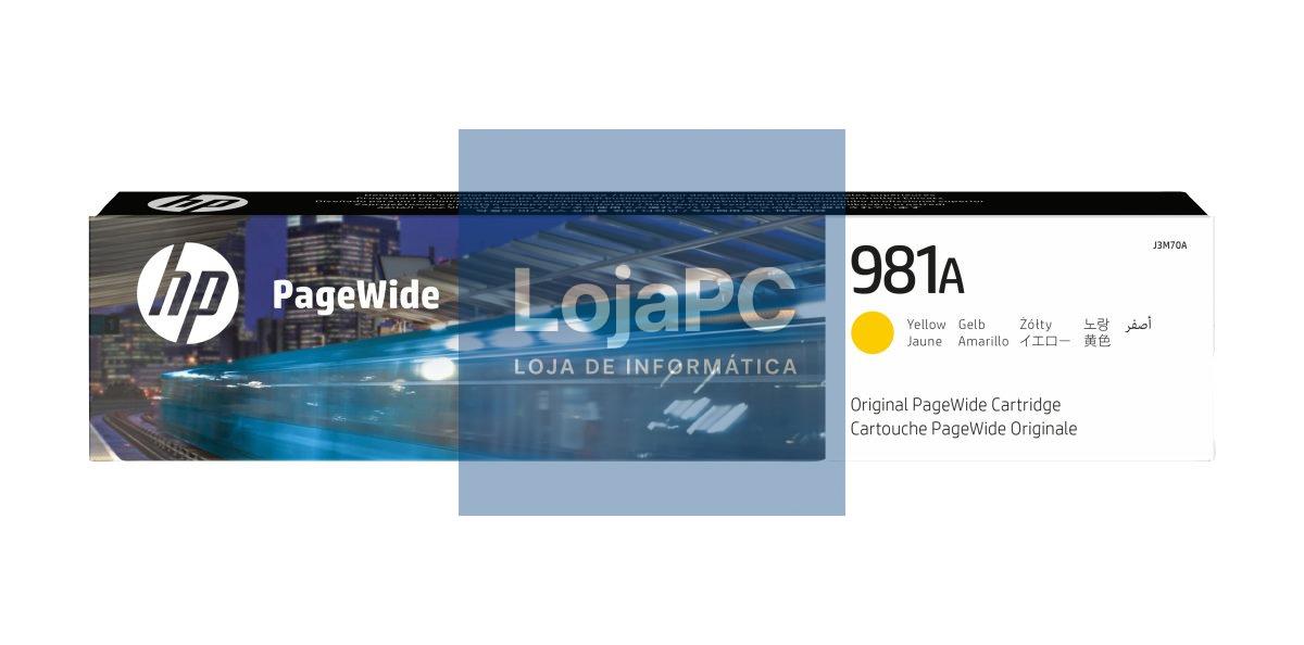 HP 981A original Yellow PageWide Cartridge J3M70A