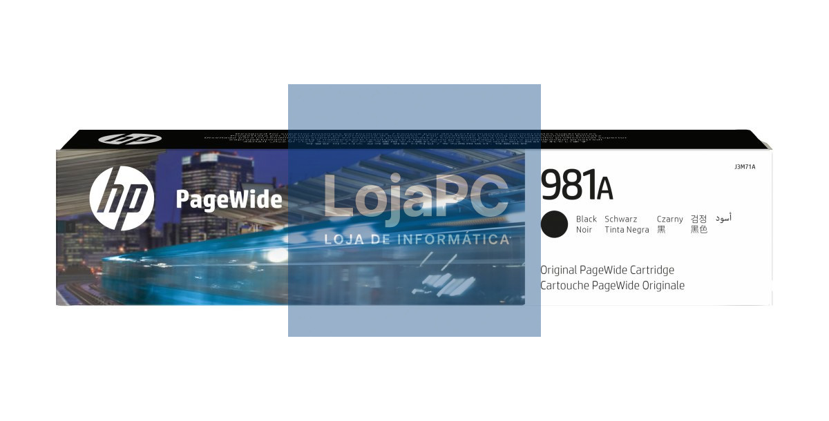 HP 981A original Black PageWide Cartridge J3M71A