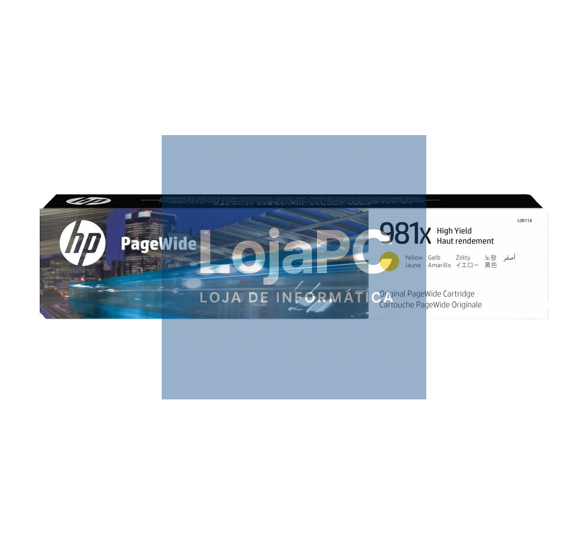 HP 981X original High Yield Yellow PageWide Cartridge L0R11A