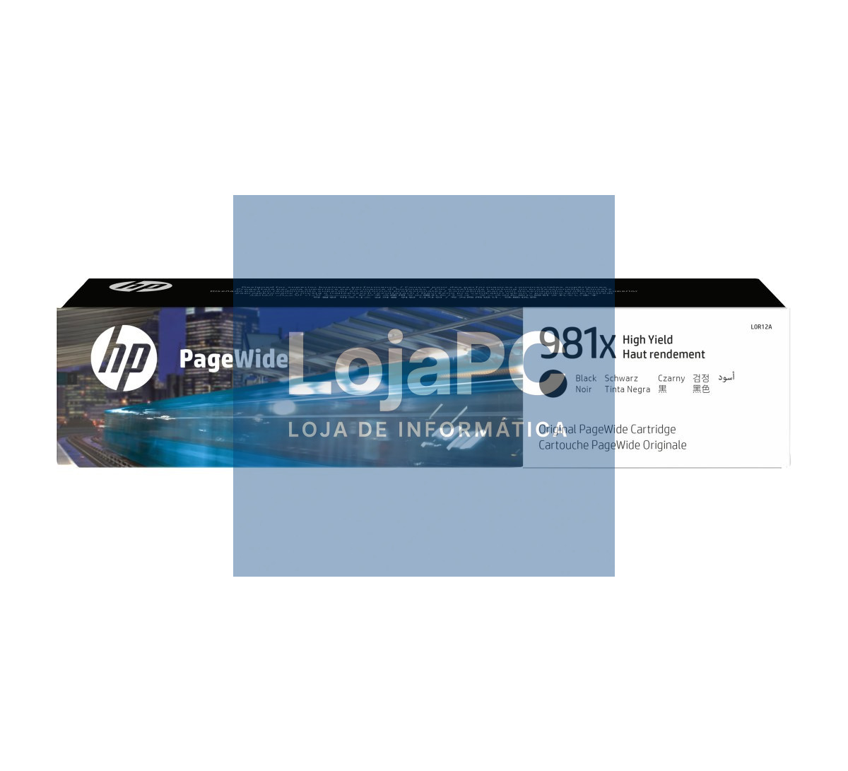 HP 981X original High Yield Black PageWide Cartridge L0R12A