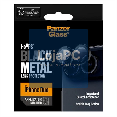 PanzerGlass Hoops Camera Protect iPhone Duo Black