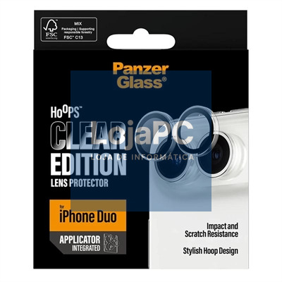 PanzerGlass Hoops Camera Prot iPhone Duo Transpare
