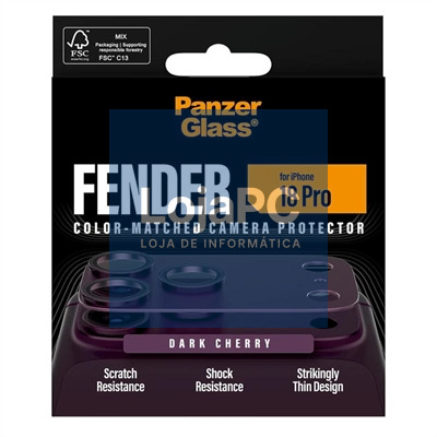 PanzerGlass Fender Camera Protec iPh 18Pro Cherry