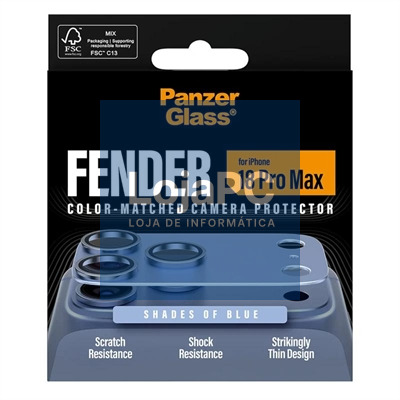 PanzerGlass Fender Camera Protec iPh 18ProMax Blue