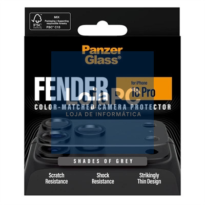 PanzerGlass Fender Camera Protect iPh 18Pro Grey