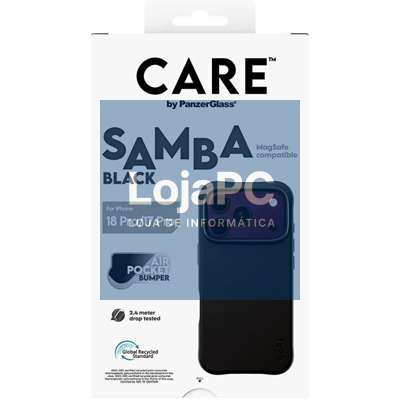 Care Samba Case Black MagSafe iP 18Pro 17Pro