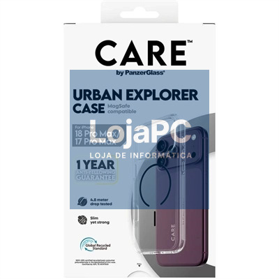 Care Urban Case Trans Black MagSafe iP 18PMx 17PMx