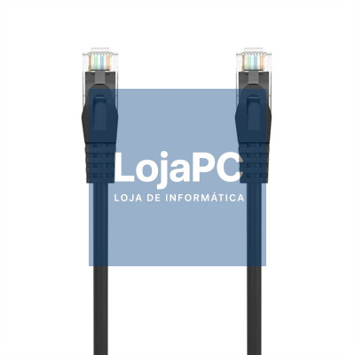Aisens Cabo de rede RJ45 LSZH CAT.6A UTP preto 25cm
