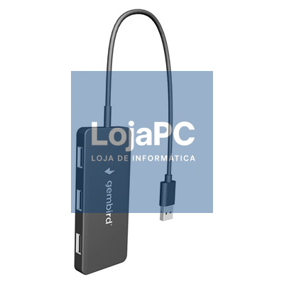 Gembird Concentrador USB 2.0 de 4 portas
