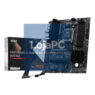 MSI Placa-mãe PRO B840-S EVO WIFI6E DDR5 mATX