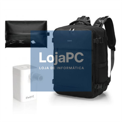 EWENT Mochila Viaje imperm. 24LCarga USB-A/C 16.1"