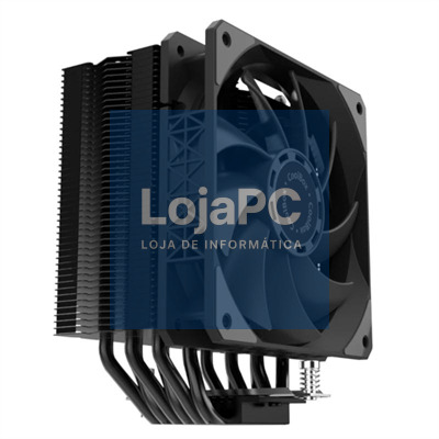 Coolbox Dissipador CPU 6 Heatpipes 240W TDP Preto