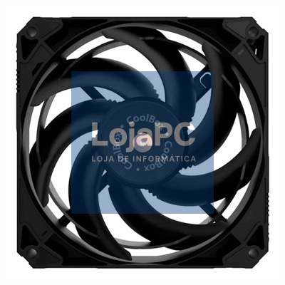 Coolbox Gaming Ventoinha V12 PWM AUX 12Cm Preto